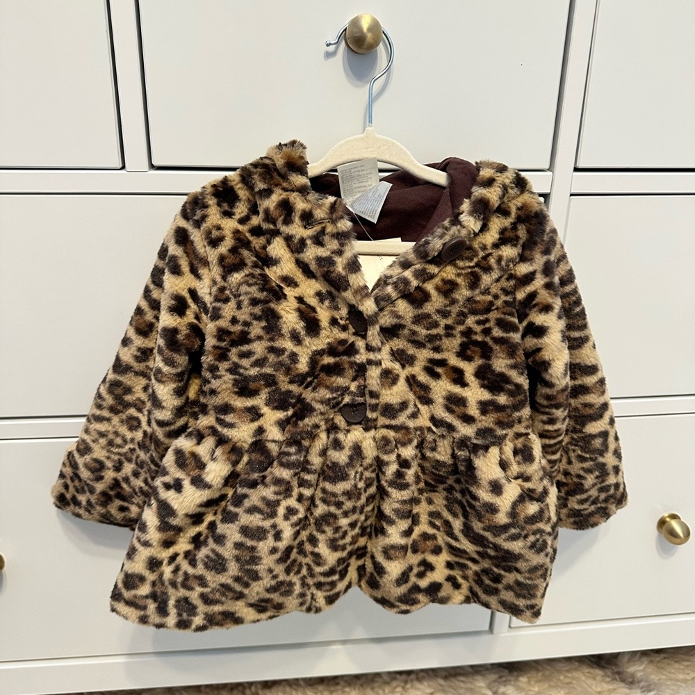 Leopard Print Kids Jacket